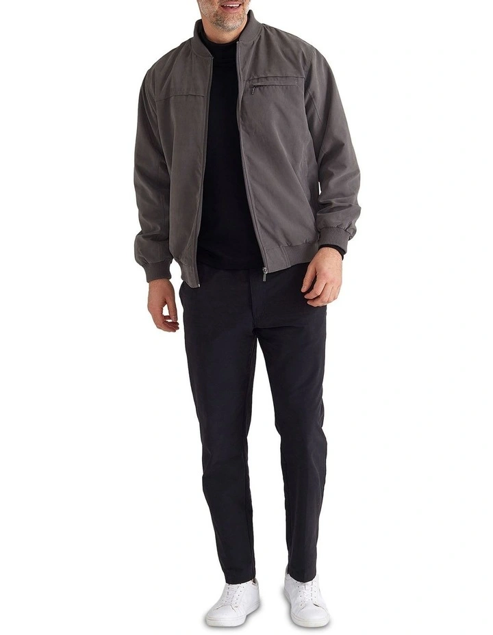 Microfibre Bomber Jacket in Sahara image 5