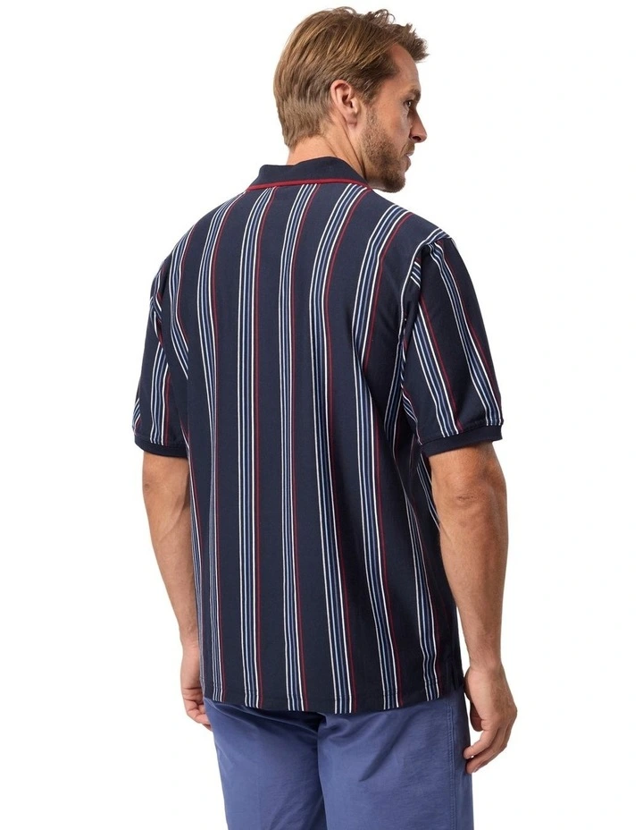Garth Kinnersly Polo Shirt in Ink image 2