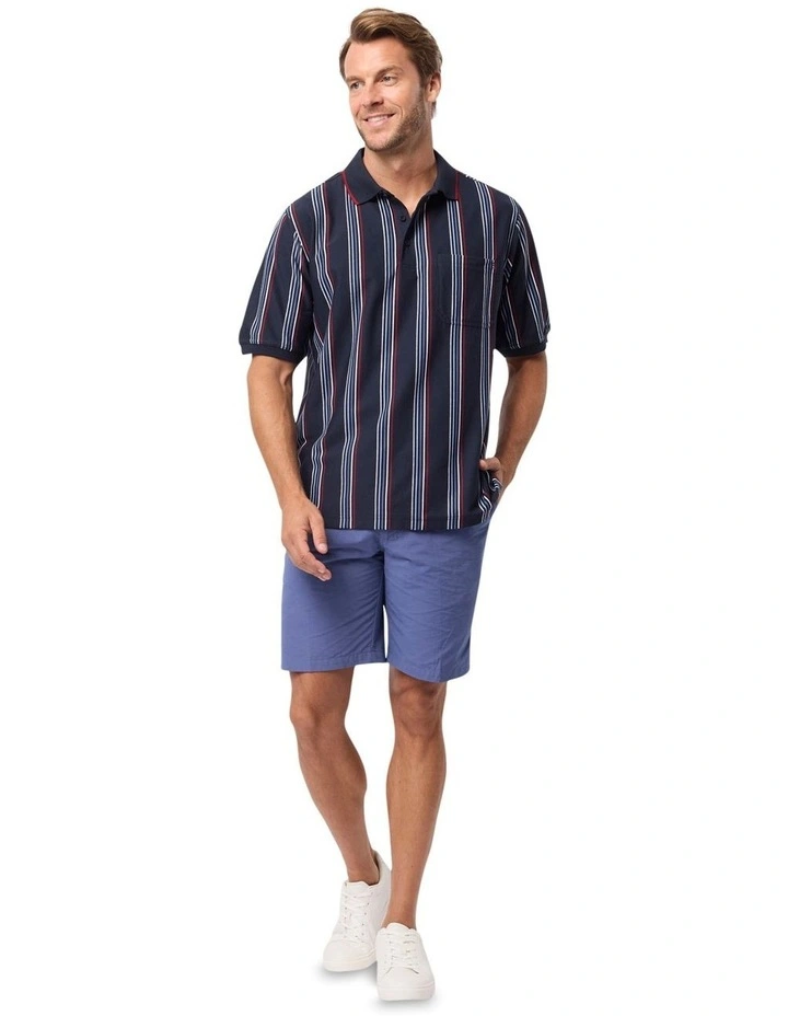 Garth Kinnersly Polo Shirt in Ink image 5
