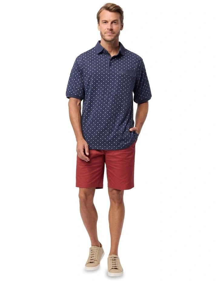 Chase Kinnersly Polo Shirt in Denim Marle image 5