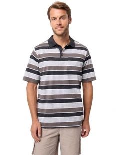 Coleman Kinnersly Polo Jet Marle in Grey
