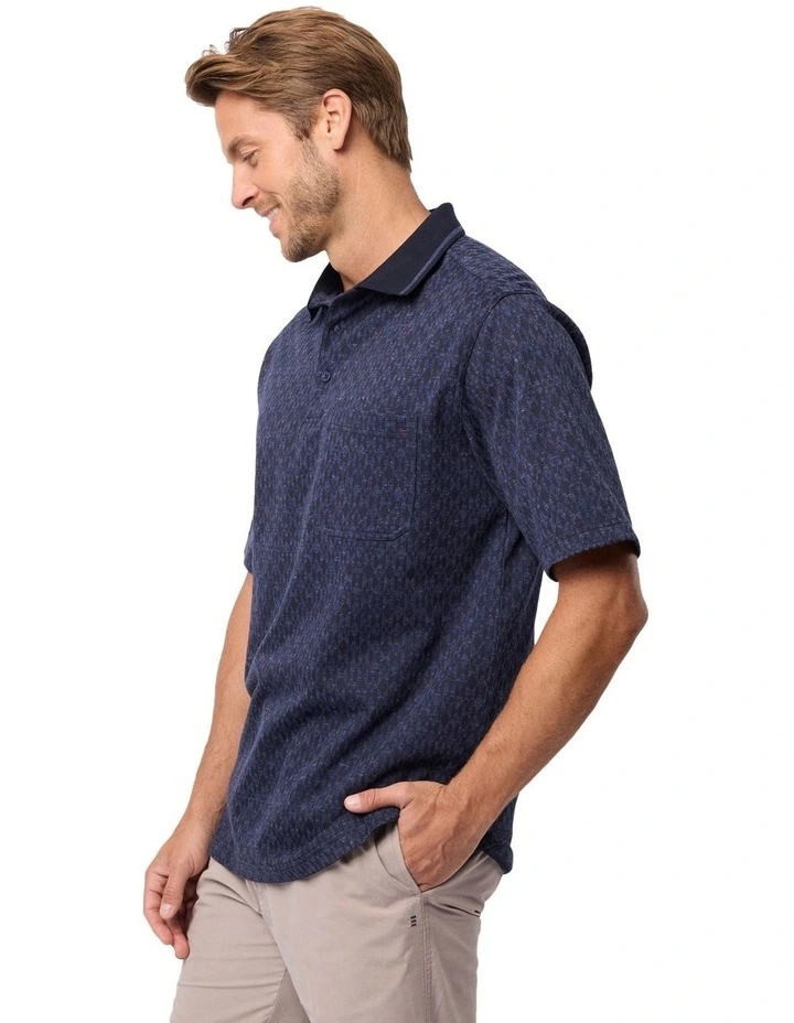 Austyn Micro Prima Polo in Ink image 3