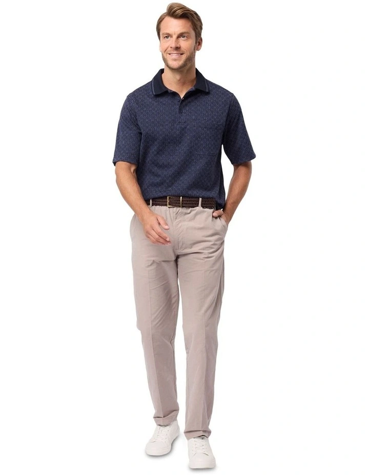 Austyn Micro Prima Polo in Ink image 5