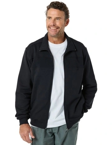 Zed Snowy Mt Fleece Jacket in Black
