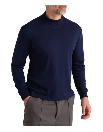 Winterlock Long Sleeve Skivvy in Ink