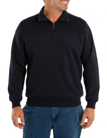 Zed Snowy Mt Fleece Half Zip Sweat