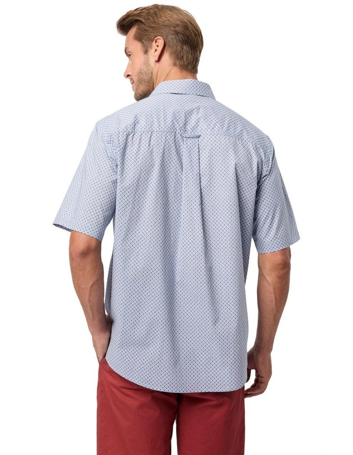 Bryden Short Sleeve Shirt in Blue image 2