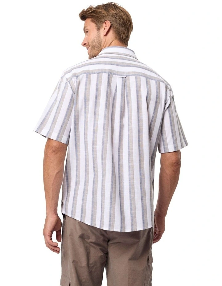 Hartford Flaxley Short Sleeve Shirt in Kindling image 3