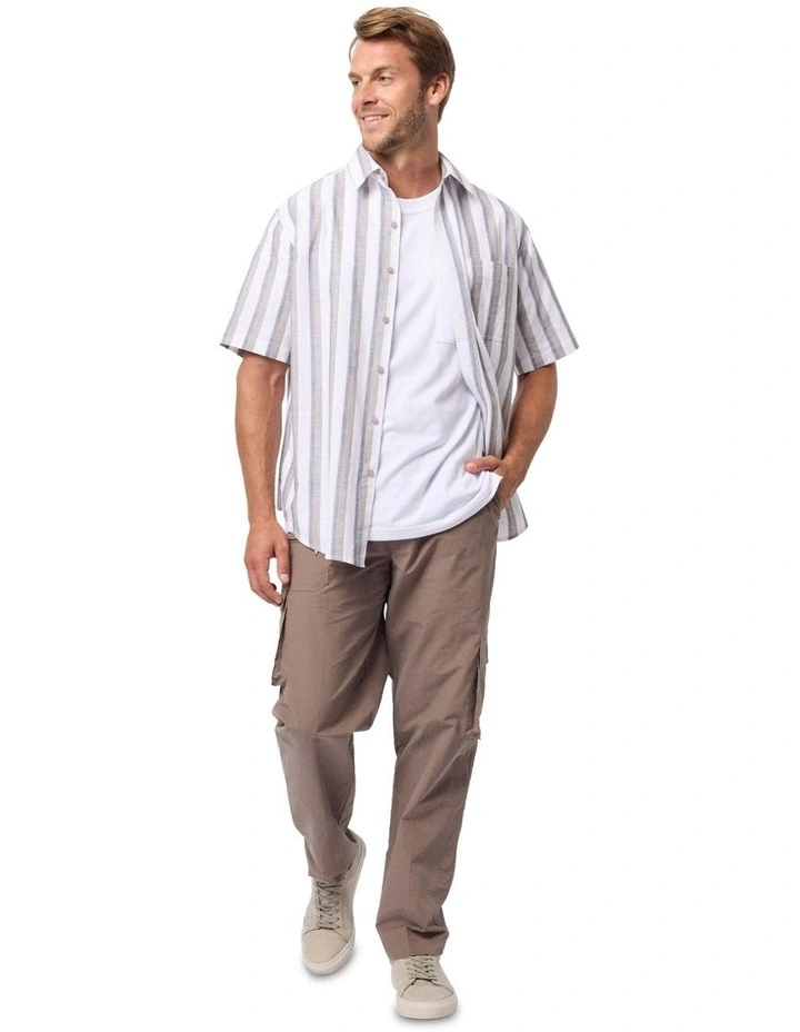 Hartford Flaxley Short Sleeve Shirt in Kindling image 5