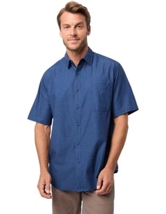 Olivero Short Sleeve Shirt in Indigo