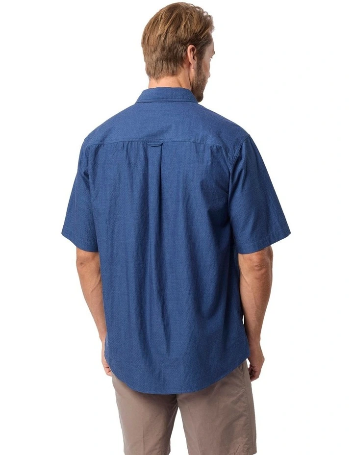 Olivero Short Sleeve Shirt in Indigo image 3