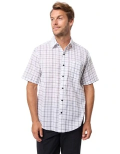 Lucius Short Sleeve Shirt in Ink