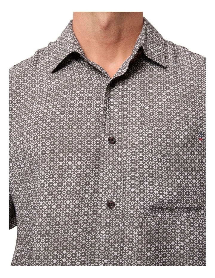 Otis Bamboo Short Sleeve Shirt in Eclipse image 4