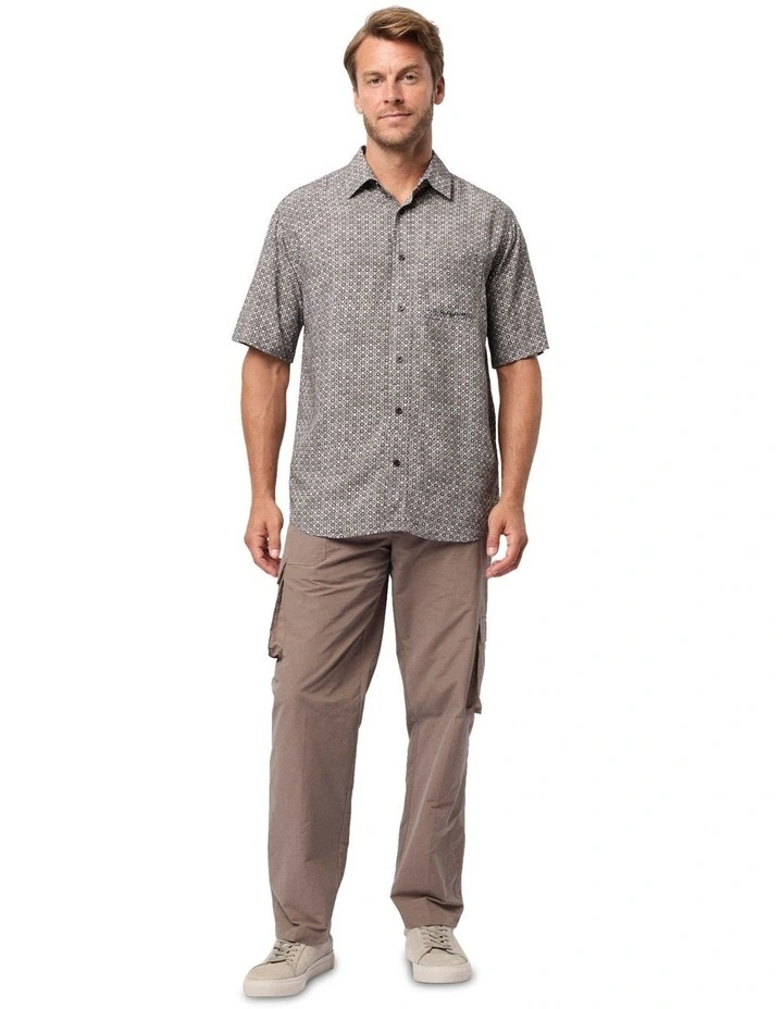Otis Bamboo Short Sleeve Shirt in Eclipse image 5