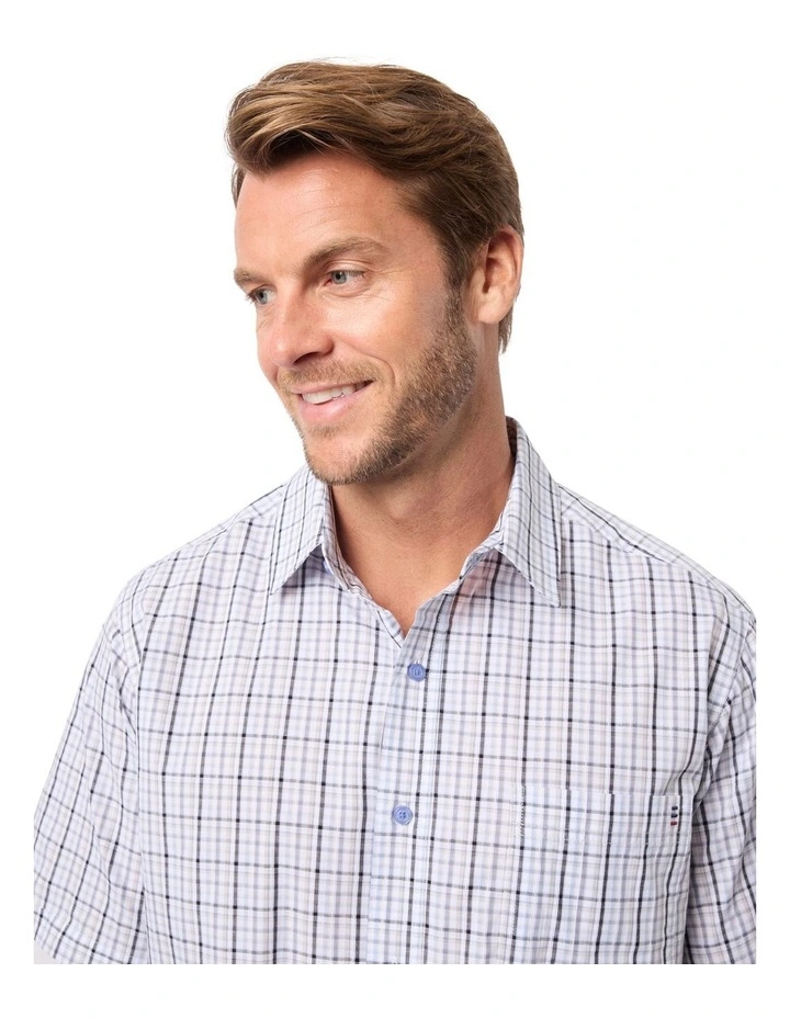 Ashford Short Sleeve Shirt in Shadow image 4