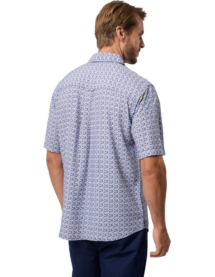 Zain Bamboo Short Sleeve Shirt in Tahiti image 2