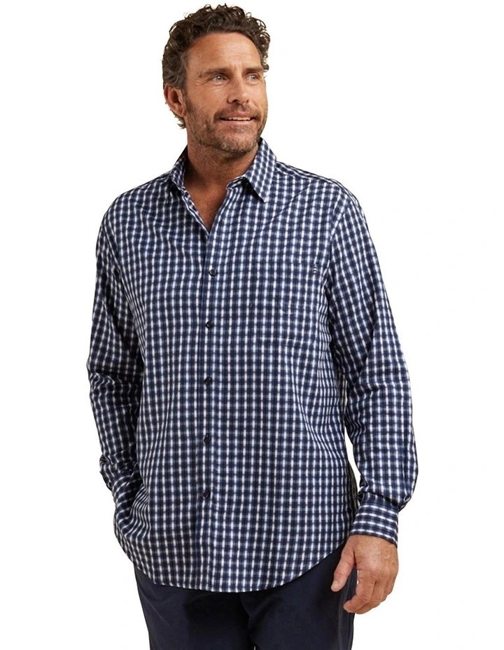 Akon Long Sleeve Shirt in Blue image 1