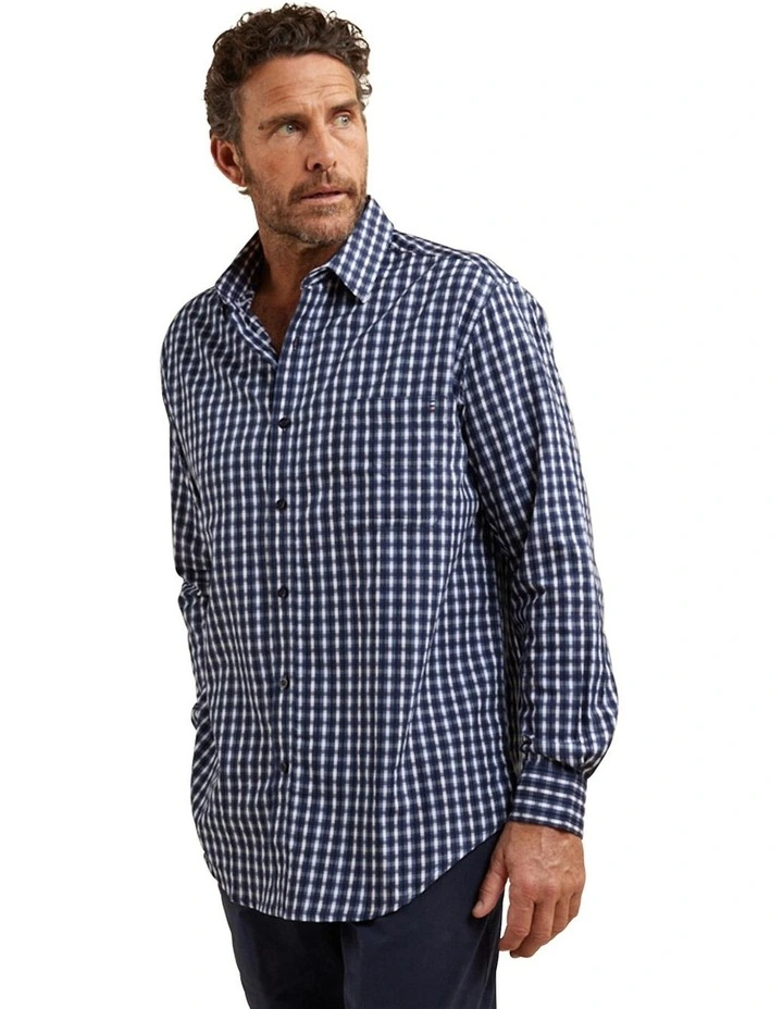 Akon Long Sleeve Shirt in Blue image 2