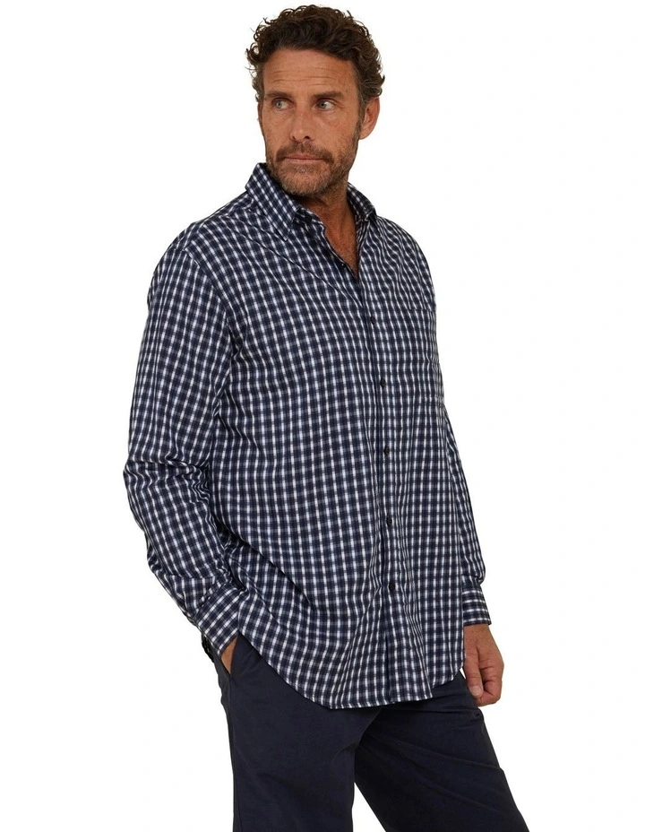 Akon Long Sleeve Shirt in Blue image 3
