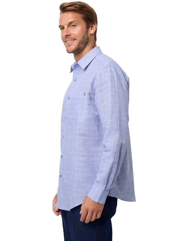 Foster Long Sleeve Shirt in Skydiver image 3