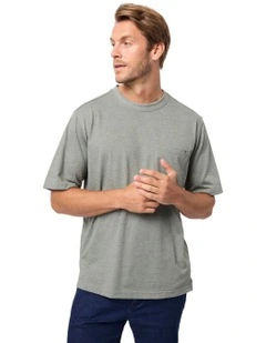 Kinnersly Crew T-shirt in Fennel Marle