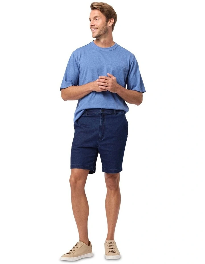 Kinnersly Crew T-Shirt in Blue image 5