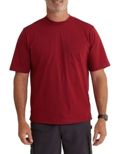 Kinnersly Crew T-Shirt in Garnet