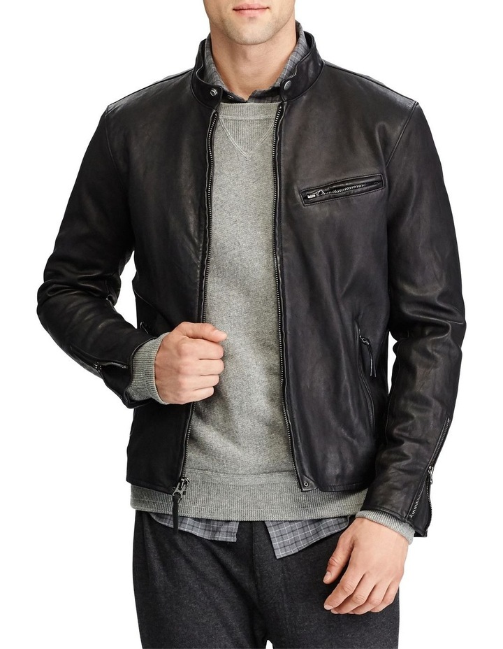 polo lambskin jacket