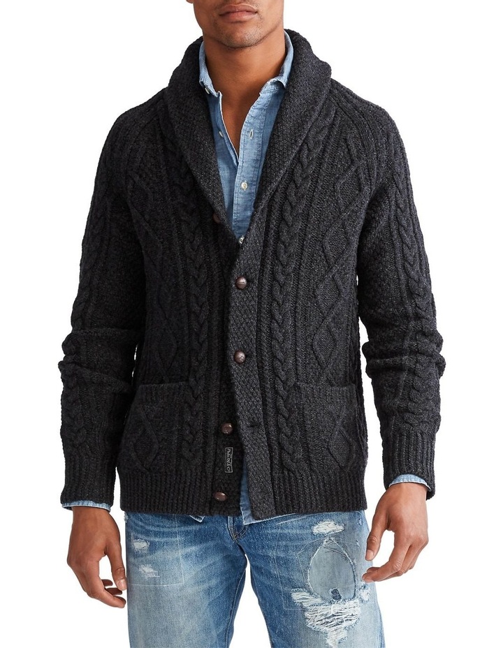 Polo Ralph Lauren Aran Wool-Cashmere Cardigan | MYER
