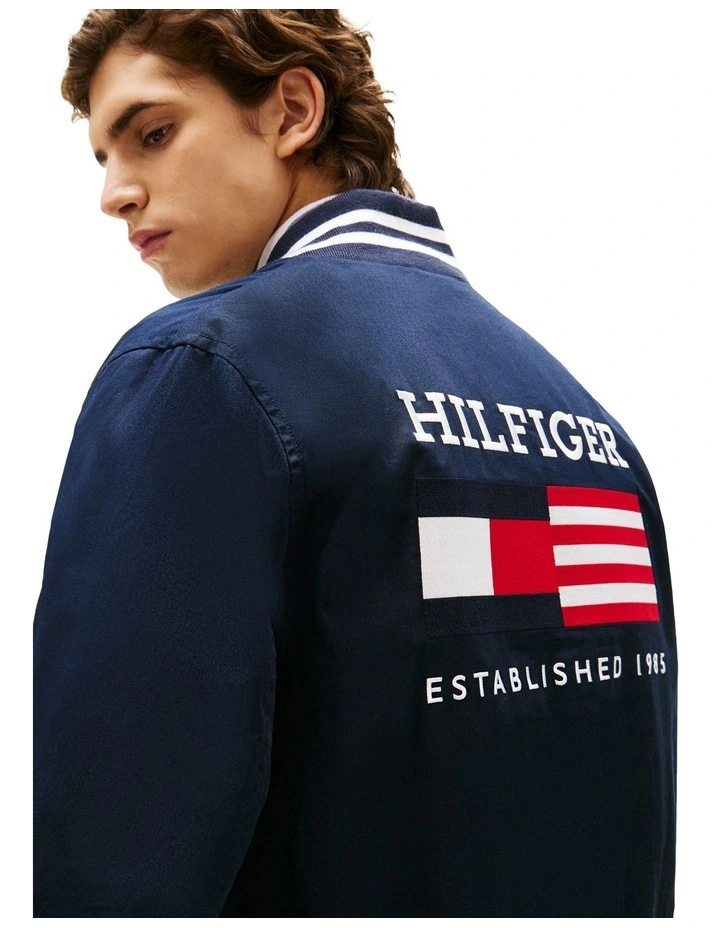 Americana Varsity Jacket in Desert Sky image 3