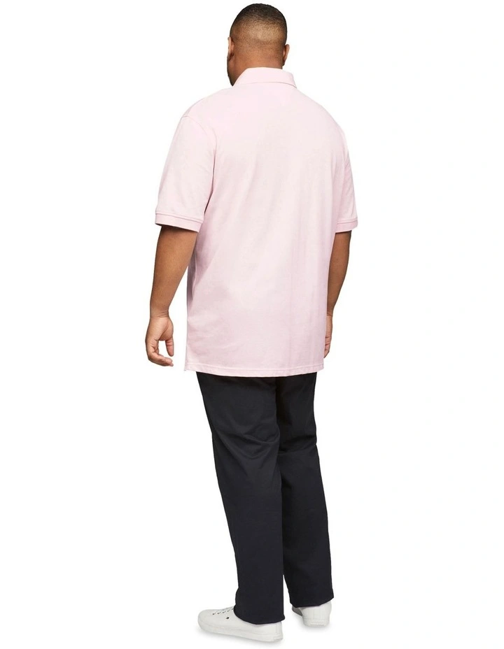 Big & Tall 1985 Regular Fit Polo in Pink image 2