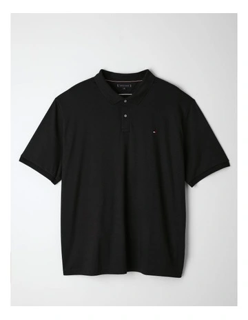 Big And Tall Liquid Cotton Essential Polo in Black