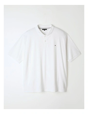 Big and Tall Liquid Cotton Essential Polo in White