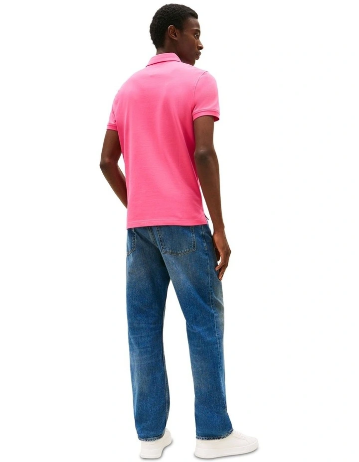 1985 Regular Fit Polo in Pink image 2