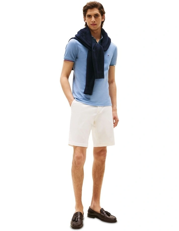 Slim Fit Signature Polo Shirt in Blue image 2