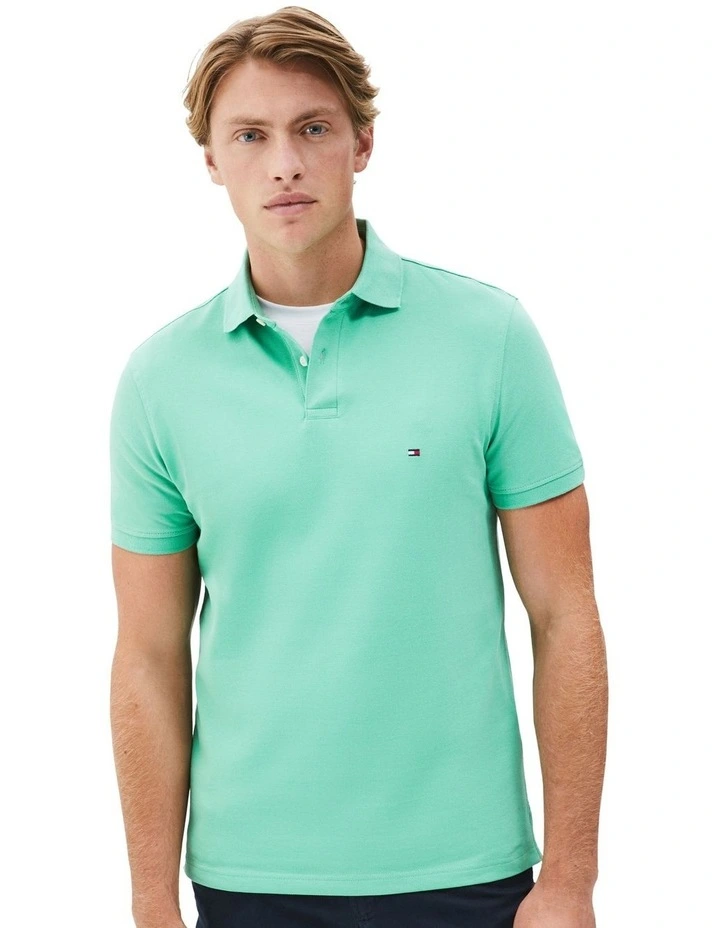 1985 Regular Fit Polo in Green image 3