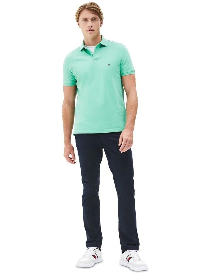1985 Regular Fit Polo in Green image 4