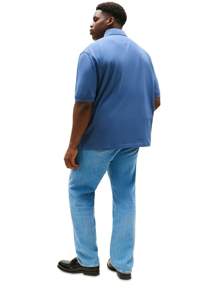 Plus 1985 Collection Regular Fit Polo Shirt in Blue image 2