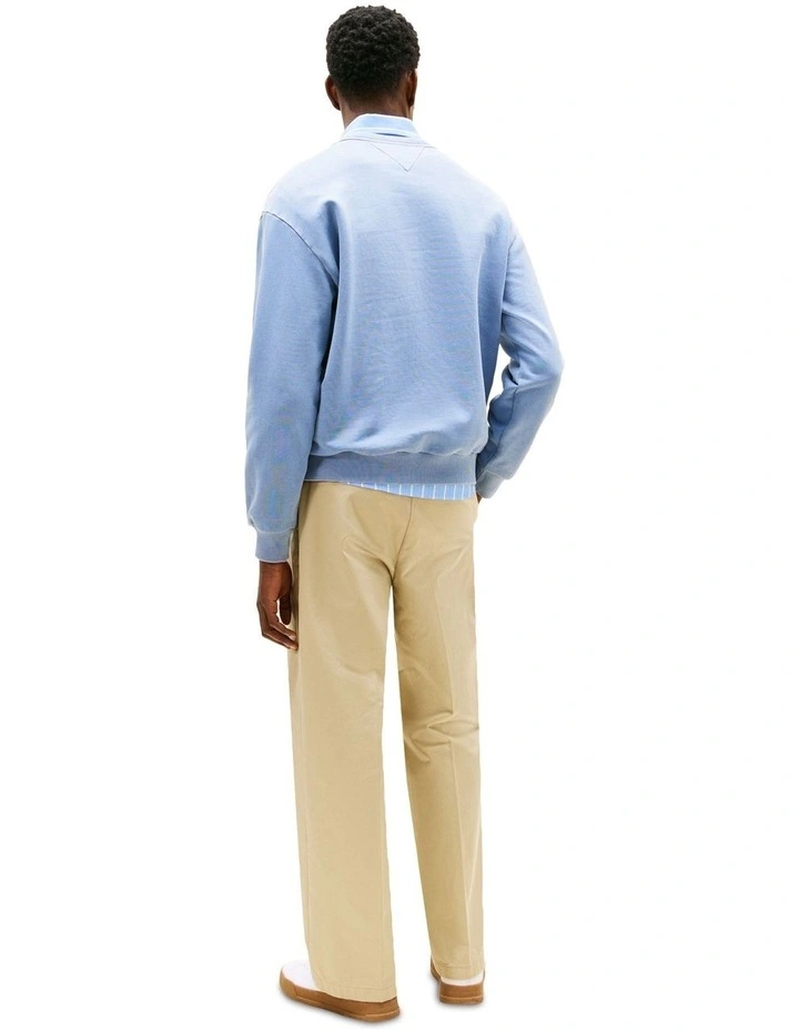 Garment Dyed Sweatshirt in Blue image 2