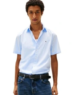 Regular Fit Short Sleeve Shirt in Blue