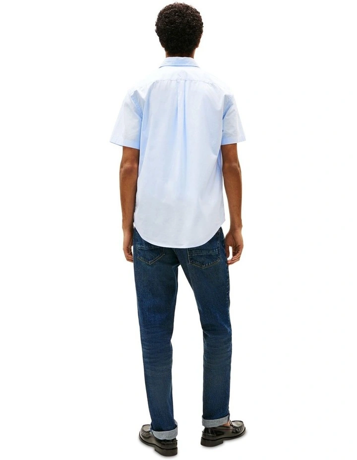 Regular Fit Short Sleeve Shirt in Blue image 2