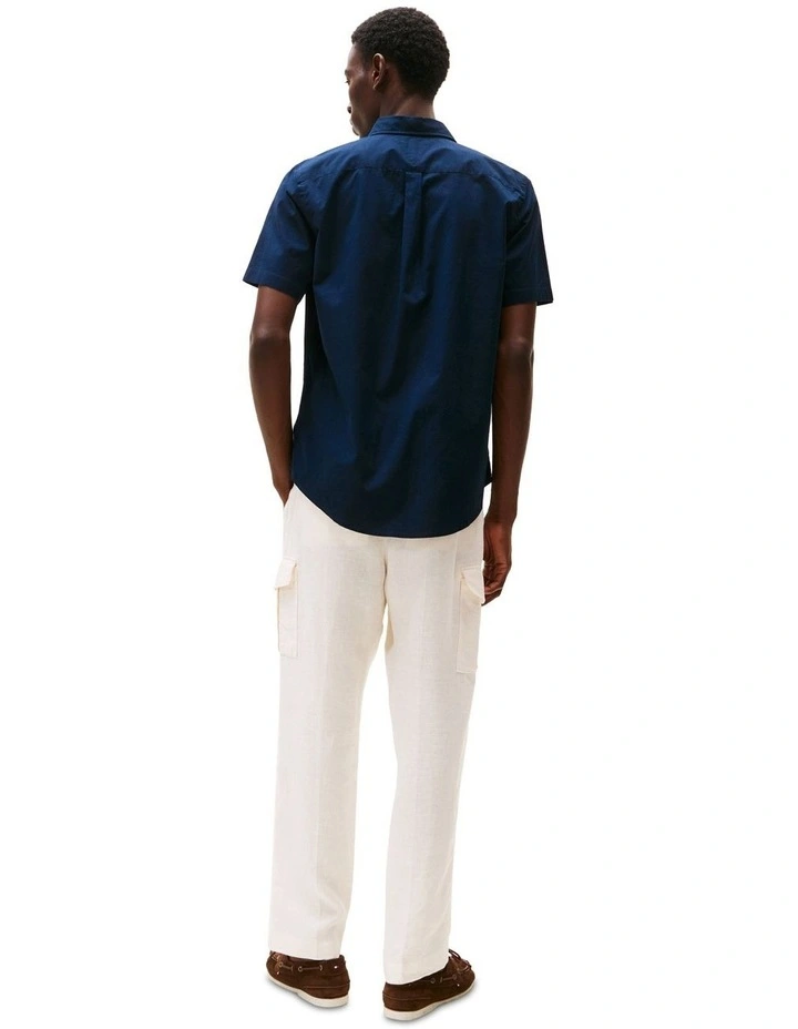 Regular Fit Short Sleeve Shirt in Blue image 2