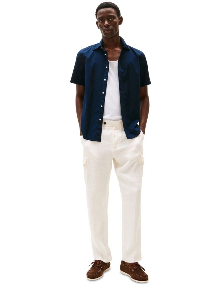 Regular Fit Short Sleeve Shirt in Blue image 4