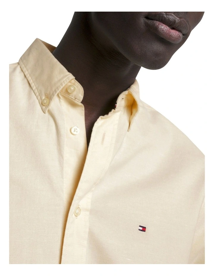 Tommy Hilfiger 1985 Collection Regular Fit Oxford Shirt In Yellow MYER