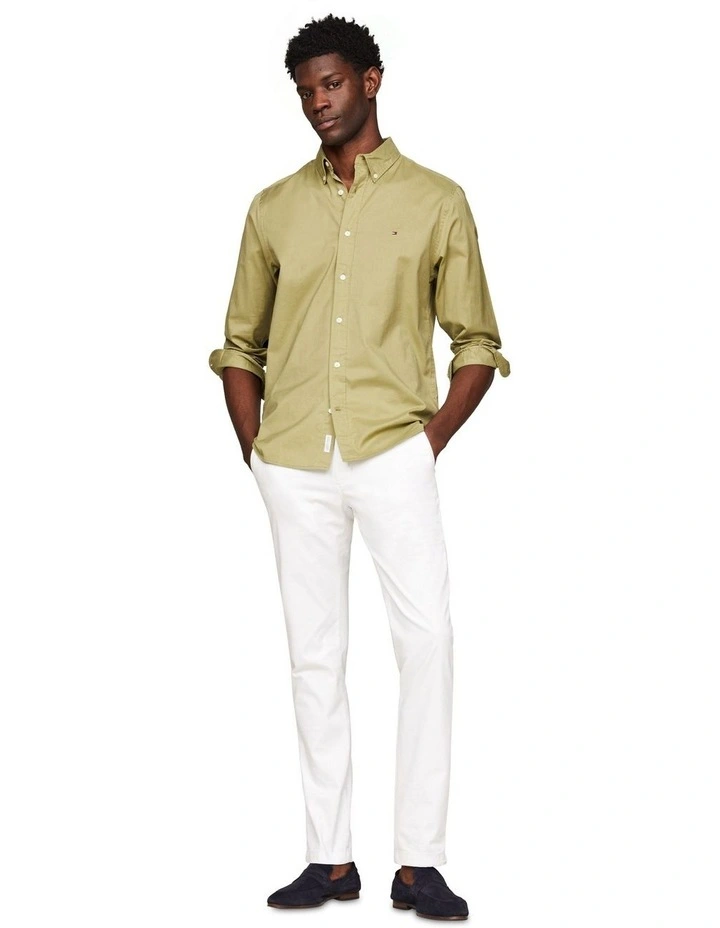 Flex Regular Fit Shirt in Green image 3