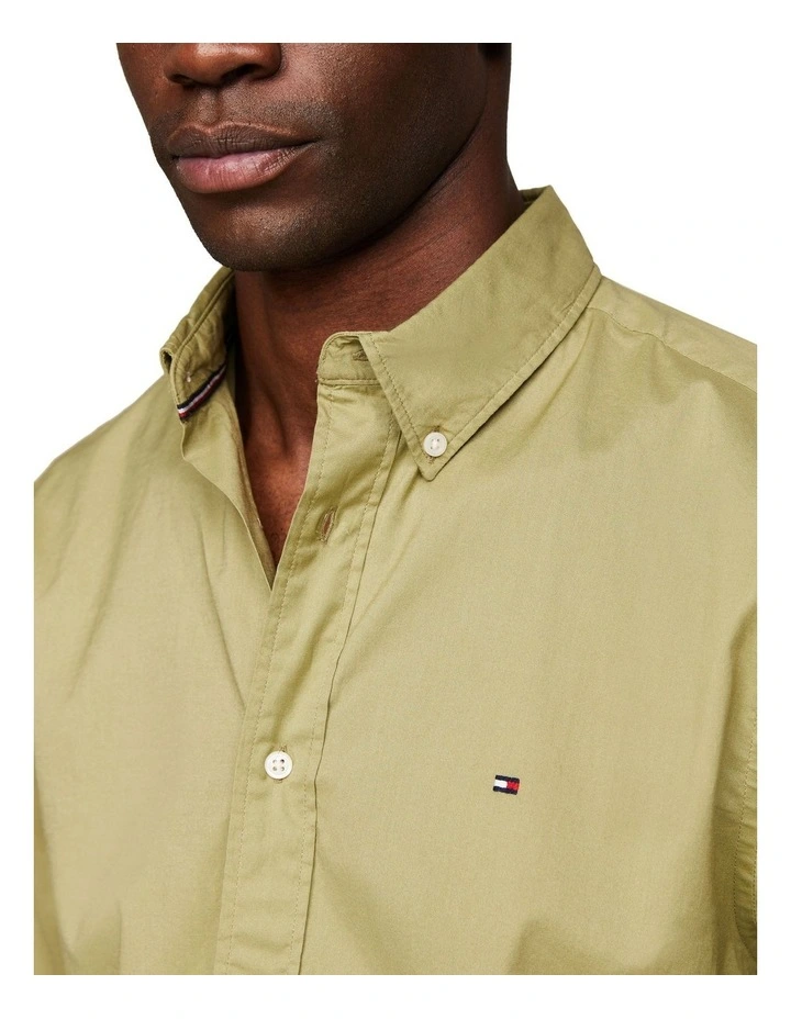 Flex Regular Fit Shirt in Green image 4