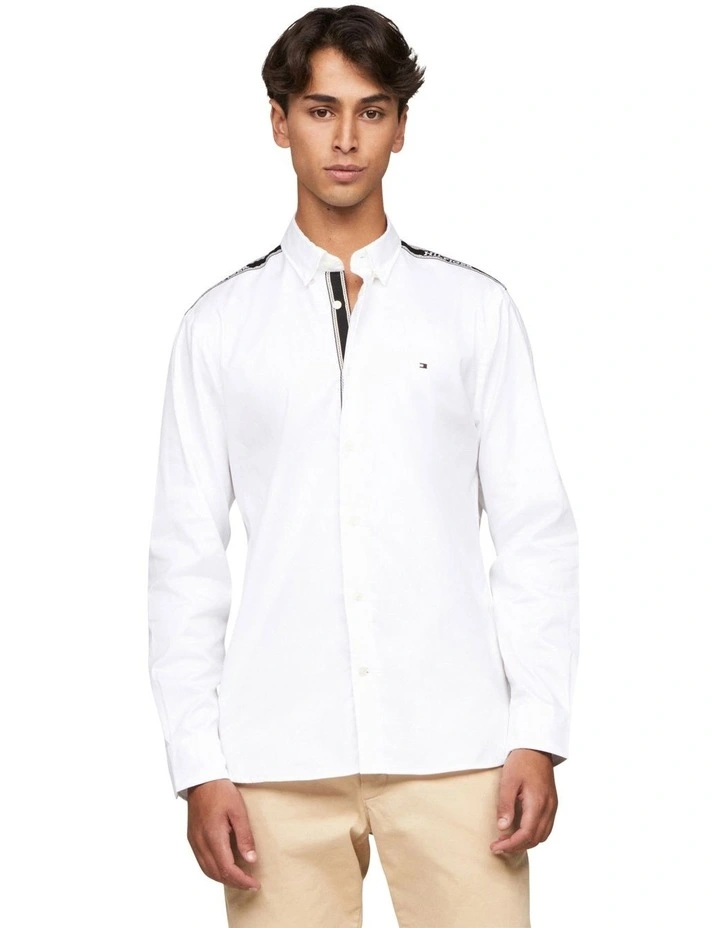 Brand Love Tape Shirt in The Optic White image 1