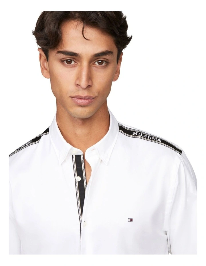 Brand Love Tape Shirt in The Optic White image 4