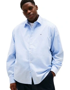 Big & Tall Flex Print Shirt in Blue