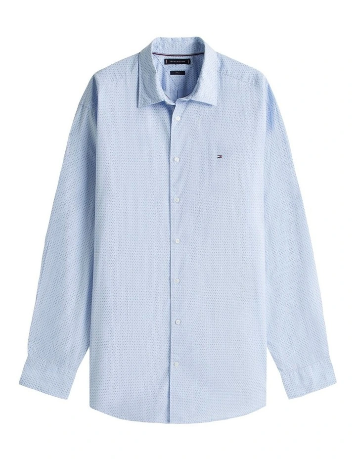 Big & Tall Flex Print Shirt in Blue image 5